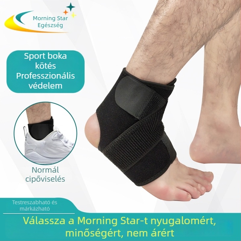 Boka támasz nyomásos pánttal, kültéri sportokhoz, uniszex, lélegző, SBR anyag