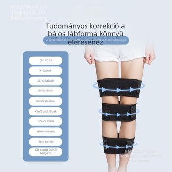 O- alakú láb korrigáló gyerekeknek és felnőtteknek; belső és külső vádli-támogatás; láb egyenesítő sín férfiaknak és nőknek