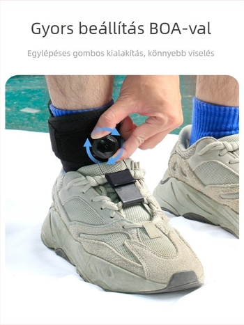 Foot Drop korrekciós sín állítható pántokkal a boka rehabilitációjához — Modell XNZTC-3501; Anyagok: Nylon, Rubber, Spandex