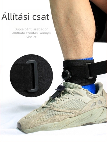 Foot Drop korrekciós sín állítható pántokkal a boka rehabilitációjához — Modell XNZTC-3501; Anyagok: Nylon, Rubber, Spandex