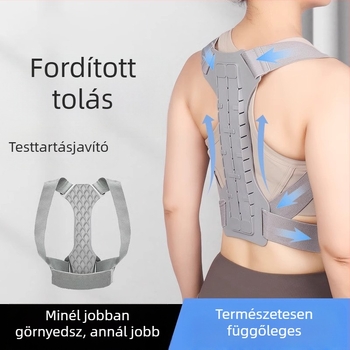 Nyitott hátú testtartás-korrekciós pánt felnőttek és gyermekek számára