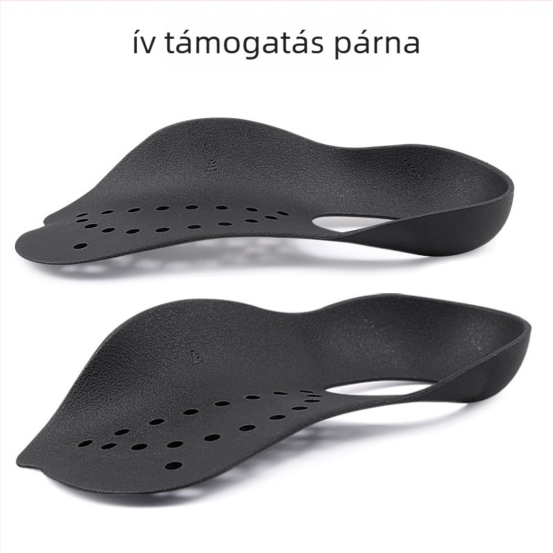 TPR ortopéd talpbetét sík lábra, perforált, hétpont formájú, félbetét, uniszex felnőtteknek, bakancsra és hétköznapi cipőkhöz