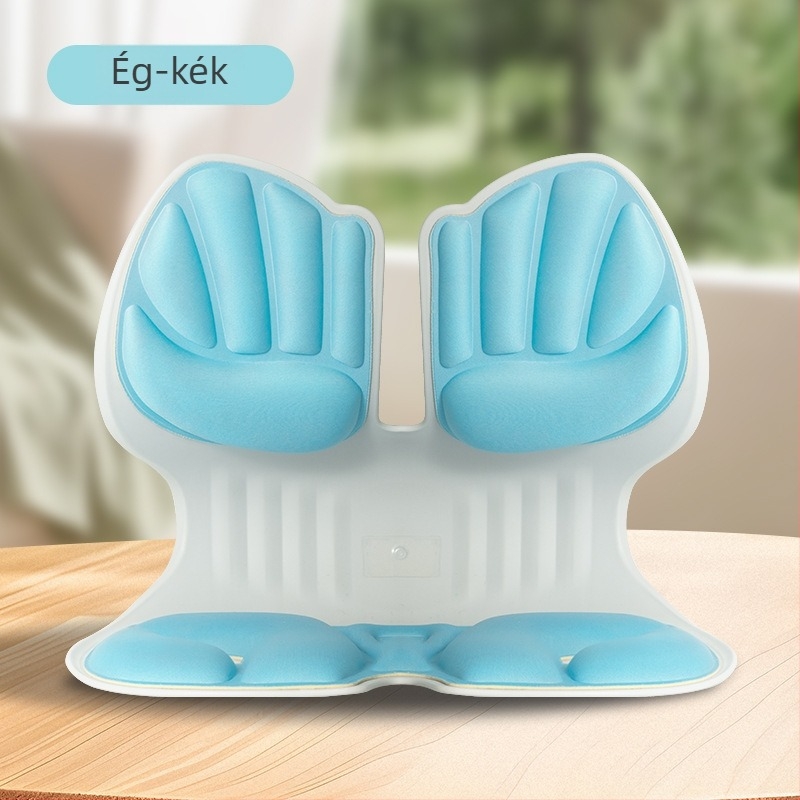 Ergonomikus deréktámaszos testtartás széke – CKDS01 modell, poliuretán töltet, 2024 májusában piacra dobva, középiskolás diákok számára