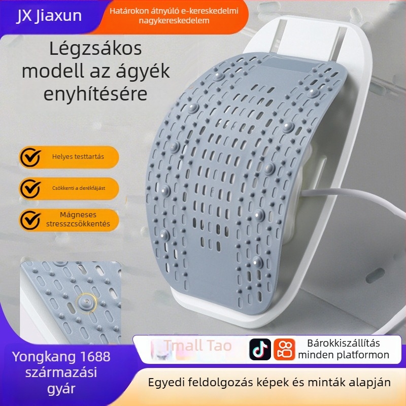 Jiaxun derék- és gerinc masszázs készülék elektromos fűtésével, ágyéki tractionnel és gerinc korrekcióval — logó testreszabható