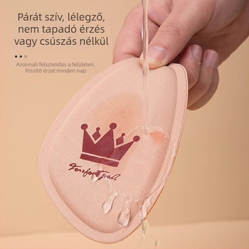 Szilikon elülső talpbetét magas sarkúhoz — modell 8546; csúszásmentes; kompatibil sportcipőkhöz, bőr cipőhöz, bakancsokhoz, hétköznapi lábbelikhez; egész éves használatra