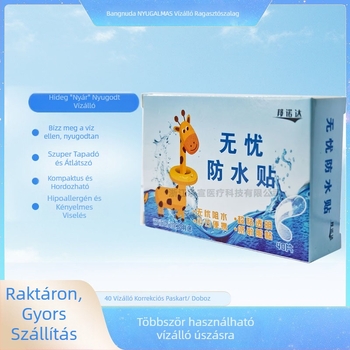 Egyszer használatos vízálló gyerekeknek tapaszok, átlátszó és lélegző, 60 darabos dobozban