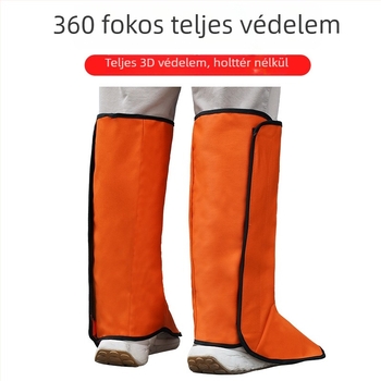 Tűzálló lábvédő hegesztéshez, vászon kivitelben, elektromos hegesztéshez