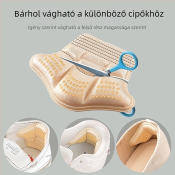 Model 8002: Női magassarkú cipőhöz anti-slip sarokragasztó, teljes körű belső talpakkal; kompatibil sportcipőkkel, bőrállal, mindennapi és munkacipőkkel; mindennapi stílus; egész éves.