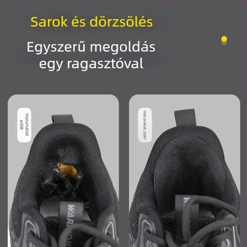 Öntapadós cipőjavító folt sportcipők és casual cipők számára – kopásálló sarokrész a belső felület javításához, lyukak javítása, univerzális stílus, mindennapi használat