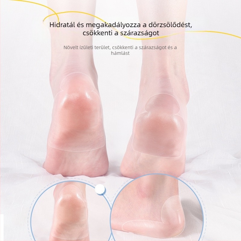 Repedt sarok – ultra vékony anti-abrasion patch a repedt sarkak védelmére, alkalmas csizmákra, szandálokra, hétköznapi és munkacipőkhöz