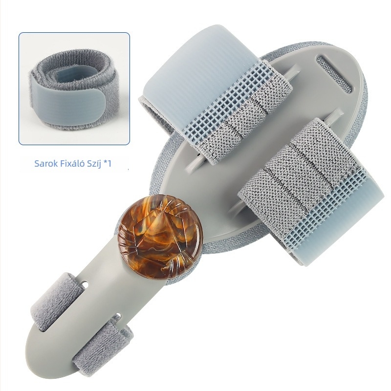 Uniszex ortopédiai toe separator nagy lábujjhoz, nappal- és éjjel használható állítható gombbal, modell 002, TPR anyag