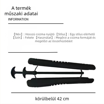 Csizma tartó rugóval – műanyag csizma formázó hosszú csizmákhoz, fogantyúval, állítható, Joist, Boot brace