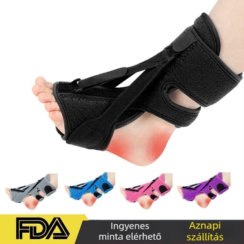 Lábfej-letörést támogató ortézis éjszakai sínnel plantar fasciitisz esetén – boka védelem, JEY