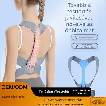Samepeak hátnyújtó testtartás-korrigáló öv, állítható támogatás, fix pánt, felnőtteknek