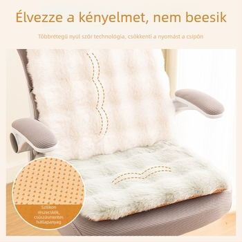 Ülés párna — Műnyúlszőr; Töltet: szivacs; Minimalista stílus; Nappaliba, hálószobába, dolgozószobába, irodába és étkezőbe; Téli kiadás 2025