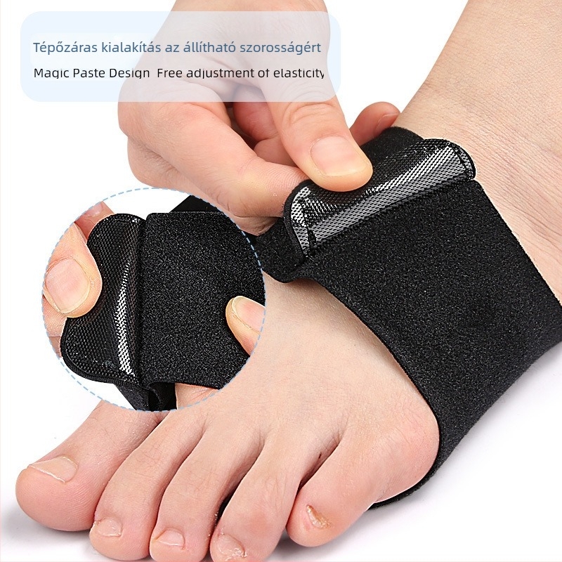 Feet Awake ortopéd talpbetét boltozat számára, sík boltozat-támogatás, csúszásmentes szemcsés masszázs talpbetét, fekete, egy méret