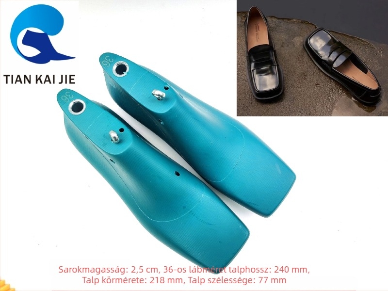 Női cipőforma – YJ441, brit stílus, nagy négyzetes orr, alkalmas bőr, hétköznapi és munka cipőkhöz, sarokmagasság 2,5 cm