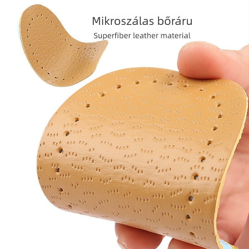 Latexből és bőrből készült sarokpárna, vastagított ütéscsillapító párnák magas sarkú cipőkhöz, unisex, kopásálló