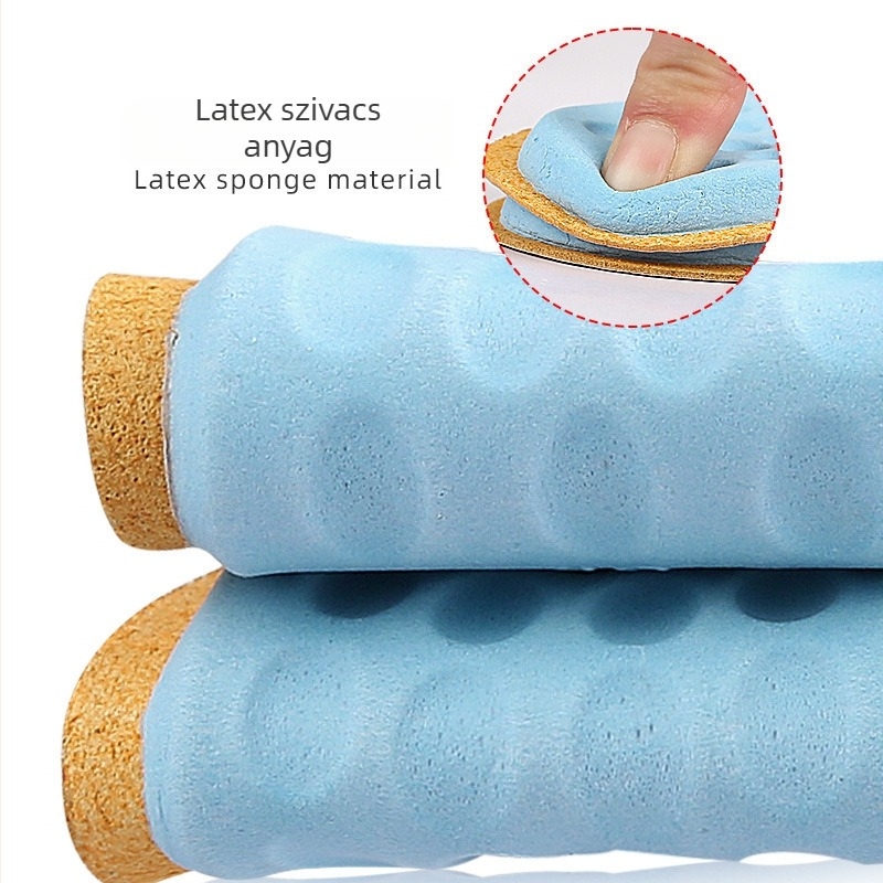 Latexből és bőrből készült sarokpárna, vastagított ütéscsillapító párnák magas sarkú cipőkhöz, unisex, kopásálló