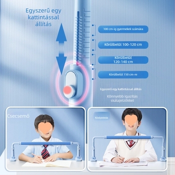 Fából készült testtartás-korrektor gyerekeknek — tavaszi használat, általános iskolás diákok, írás közbeni testtartás javítása és a közeli látás védelme