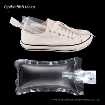 Felfújható félköríves cipő-támasz légzsákkal; alkalmas logisztikai csomagolásra, cipő-támaszra és táska töltésére; Márka: Dingsen; Privát címke elérhető: Igen