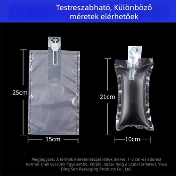 Felfújható félköríves cipő-támasz légzsákkal; alkalmas logisztikai csomagolásra, cipő-támaszra és táska töltésére; Márka: Dingsen; Privát címke elérhető: Igen