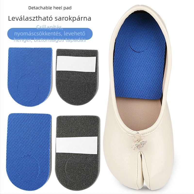 Levehető sarokbetét – ütéscsillapító, csúszásmentes, félpad stílus, uniszex, alkalmas sportcipőkhöz és bakancsokhoz