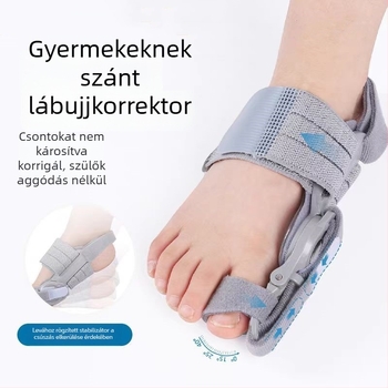 Hallux valgus lábujjortézis, állítható, uniszex, éjszakai használatra, TPR anyag