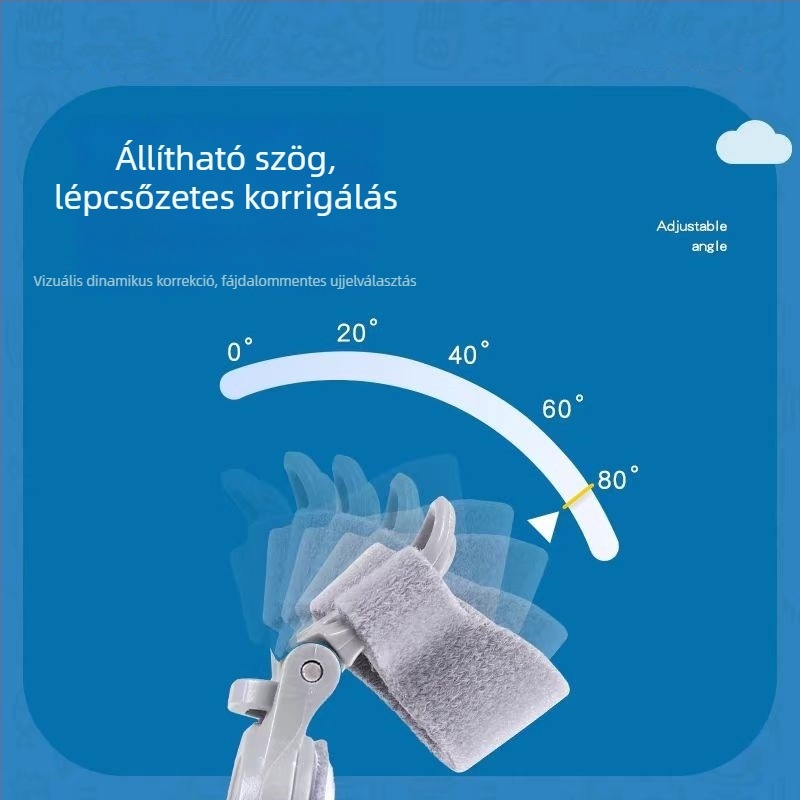 Hallux valgus lábujjortézis, állítható, uniszex, éjszakai használatra, TPR anyag