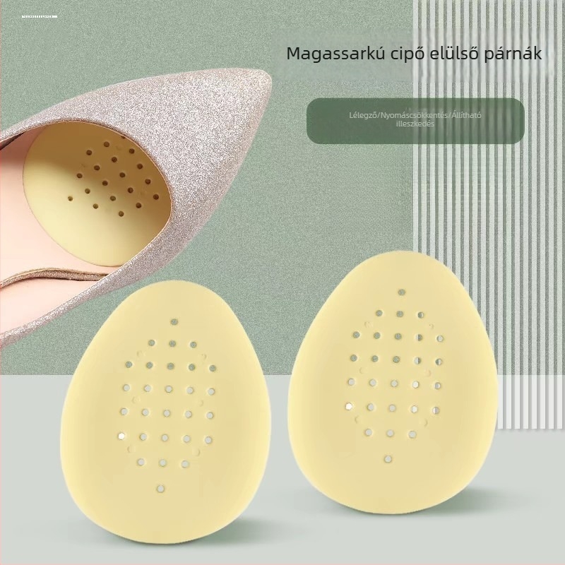 Női előrefej talpbetét magas sarkú cipőkhöz, csúszásmentes, fájdalomcsillapító
