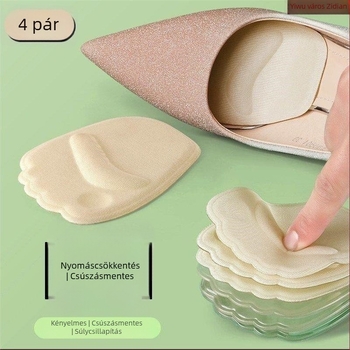 Női textil cipőkhöz szilikon előtalpbetét — modell Gk74hfgt959, ideális tavasszal