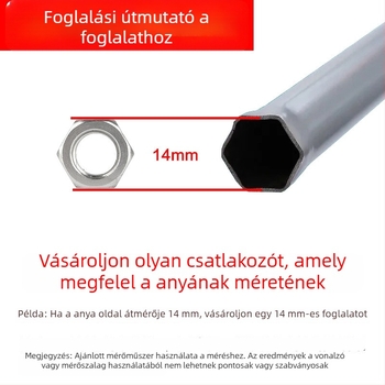 Hosszabbított csőfejű szintező kulcs mennyezethez, üreges könnyű acél vázhoz (Márka: Qian Qi; Importált: Nem; Testreszabás: Nem)