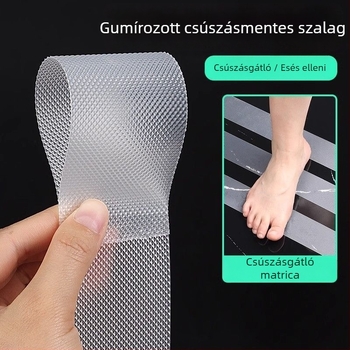 Lépcső Anti-Slip szalag — kopásálló átlátszó gumi, öntapadó, gumialapú ragasztó