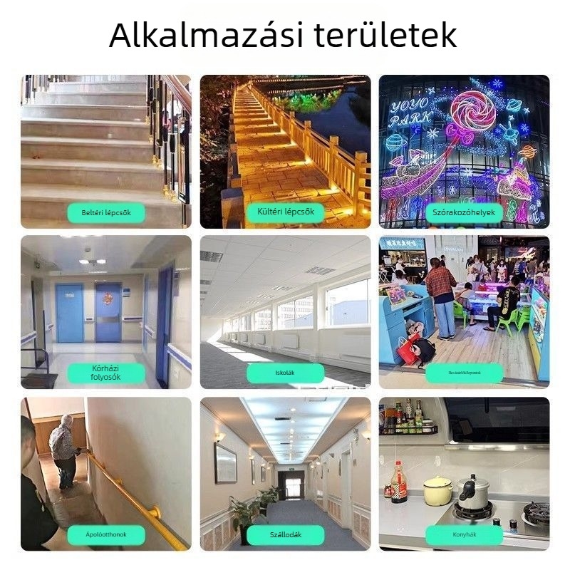 Lépcső Anti-Slip szalag — kopásálló átlátszó gumi, öntapadó, gumialapú ragasztó