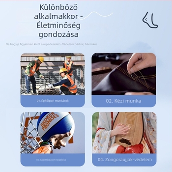 Légáteresztő repedt bőrt javító tapasz kézre és lábra, textil Band-Aid, csúszásmentes funkció, 2 éves eltarthatóság, univerzális használat, egyedi csomagolásban