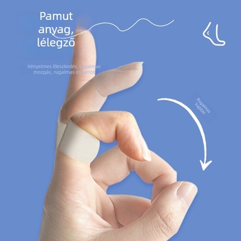 Légáteresztő repedt bőrt javító tapasz kézre és lábra, textil Band-Aid, csúszásmentes funkció, 2 éves eltarthatóság, univerzális használat, egyedi csomagolásban