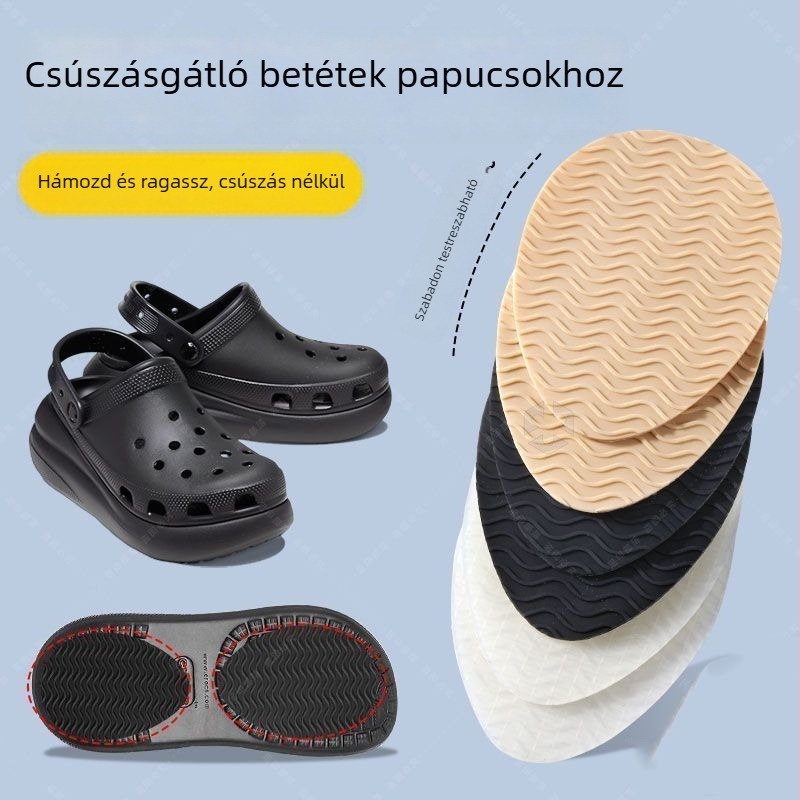 Vízcseppes stílusú gumi talpbetét magas sarkú cipőkhöz, többszínű modell, gumiból, kopásálló, magasságot növelő, minden évszakban, univerzális