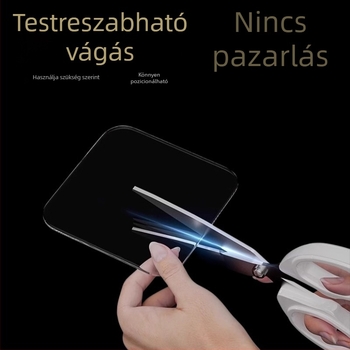 Átlátszó akril nano szalag, kétoldalas ragasztó, erős tapadás, nyom nélkül eltávolítható, ideális kábelek, autópadlók és csúszásmentes felületek rögzítésére.