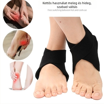 Gél sarokvédő lábápoláshoz – állítható, hideg/meleg kompresszió, kopásálló, támogatja osteofitust és a talpi fascit | Modell HXB-208, Márka Shulifa