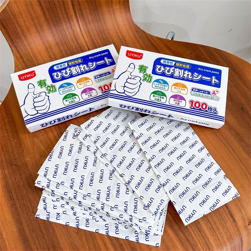 Kéz és láb száraz repedezéseinek tapasz, lélegző, nagy viszkozitású textil tapasz, UYIKU, egyszer használatos, 2 év szavatosság, 3 mm vastagság