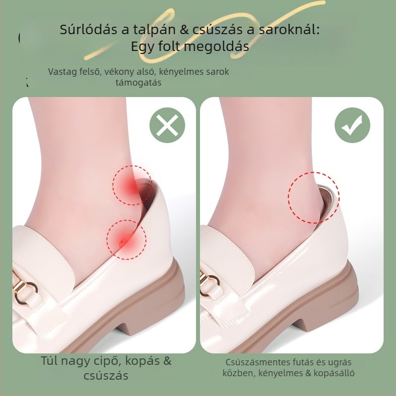 Sarokvédő ragasztó tapasz loaferekhez és bőr cipőkhöz | egész éves használat | fél méretű párna | Footprint Tribe