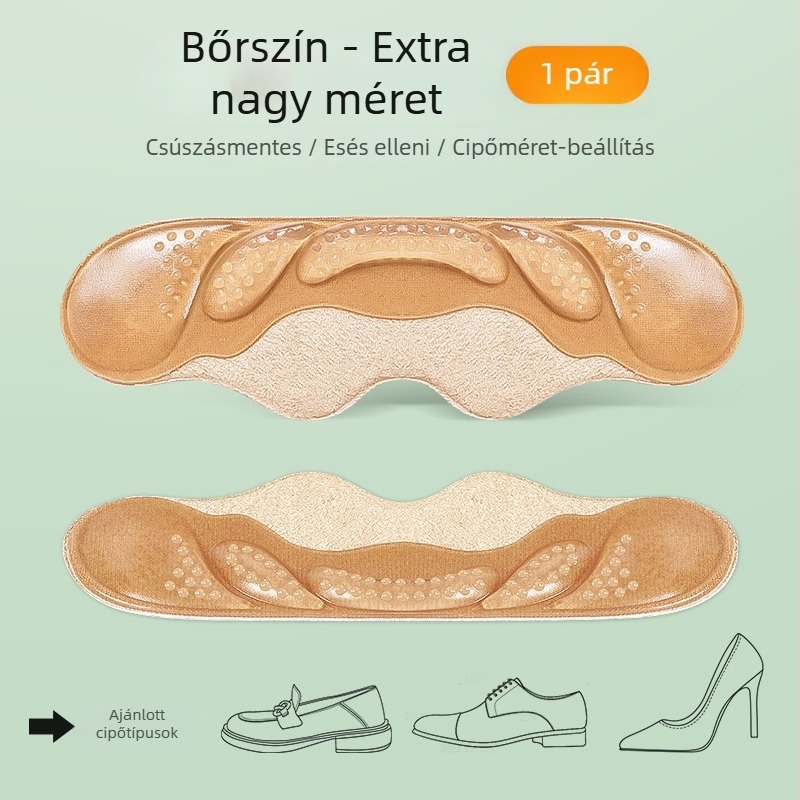 Sarokvédő ragasztó tapasz loaferekhez és bőr cipőkhöz | egész éves használat | fél méretű párna | Footprint Tribe