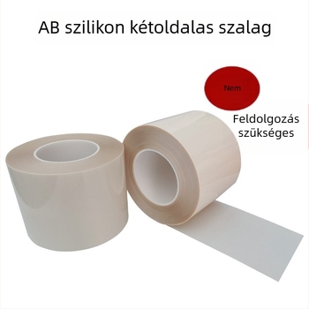 Szilikon- és fémfelületekhez készült kétoldalas ragasztószalag, nagyon tapadással, nyom nélkül tapadó, csúszásmentes és ütéscsillapító.