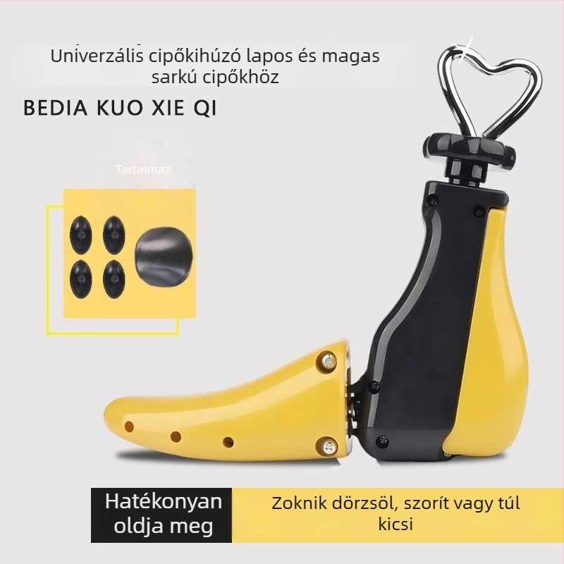 Cipőnyújtó készülék magas felső részű cipőkhöz és csizmákhoz, univerzális, állítható