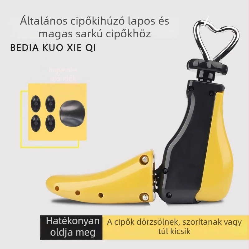 Cipőnyújtó készülék magas felső részű cipőkhöz és csizmákhoz, univerzális, állítható