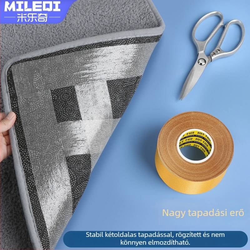 Mileage szövött alapú csúszásgátló, kétoldalas ragasztószalag, vízálló, 0,26 mm vastagság, papírmaggal, kerámialapokra