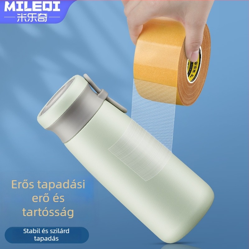 Mileage szövött alapú csúszásgátló, kétoldalas ragasztószalag, vízálló, 0,26 mm vastagság, papírmaggal, kerámialapokra