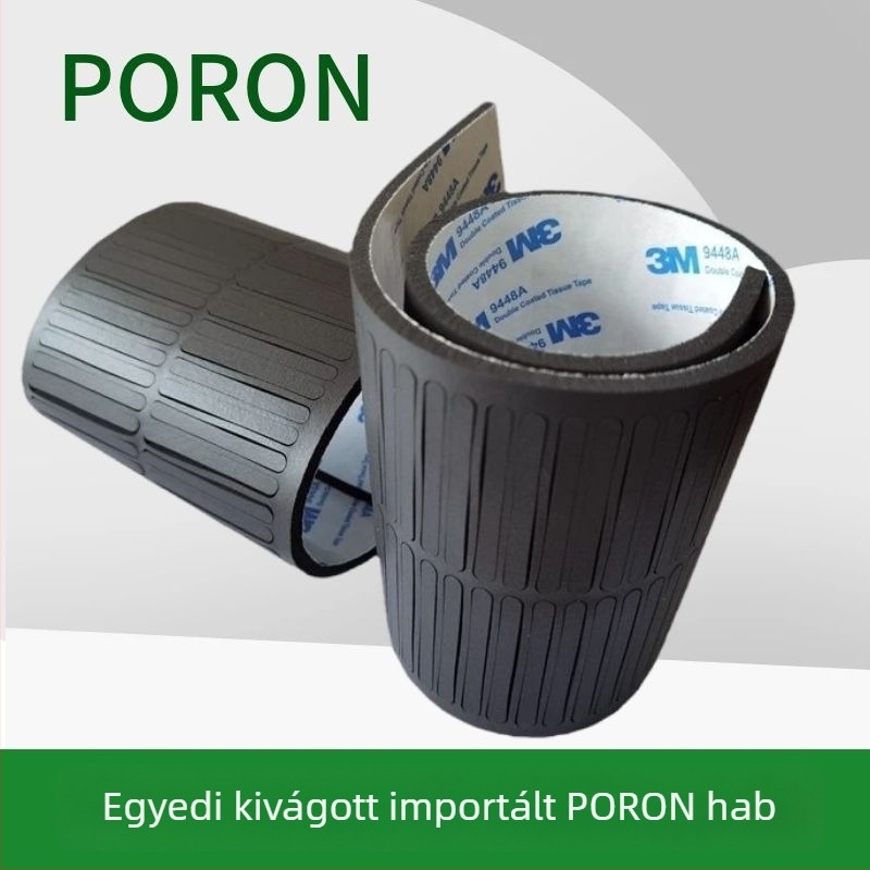 Poron hab ragasztó párna – ütéscsillapító, nagy sűrűségű, ipari minőségű csúszásmentes talpbetét, Poron magas rugalmasságú hab (SH113)