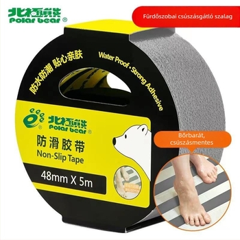 Polar Bear NS-401 Fürdőszobai csúszásmentes szalag, vízálló és kopásálló, szélesség 48 mm, hossz 5 m