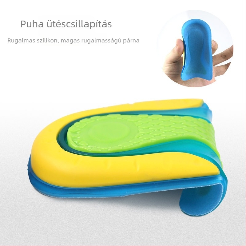 Sarokpad talpbetét – Flanel/SEBS, uniszex, ütéscsillapító talpbetét sportcipőkhöz, mindennapi és meleg cipőkhöz